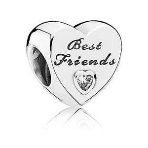 BEST FRIENDS Heart Charm