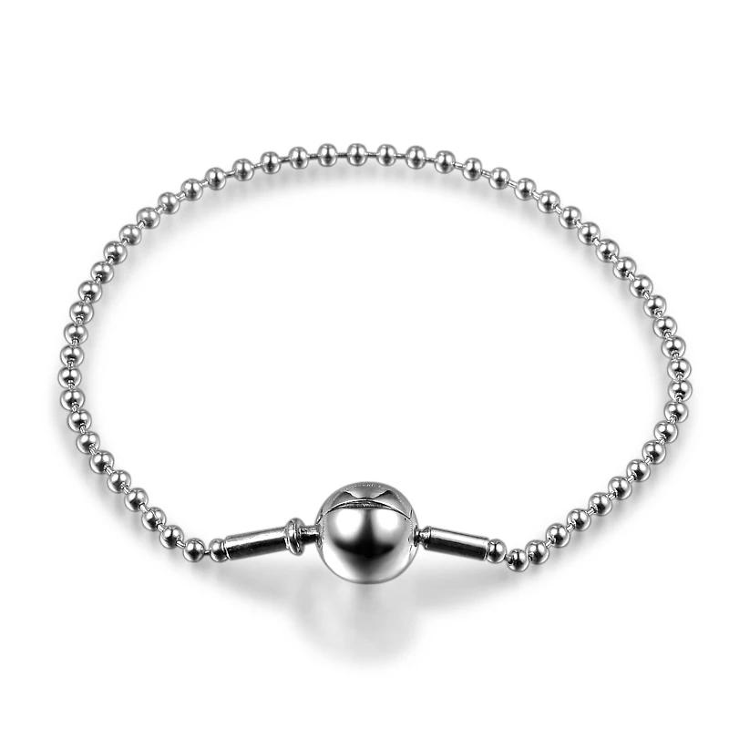 925 Sterling Silver Me Beaded Bracelet