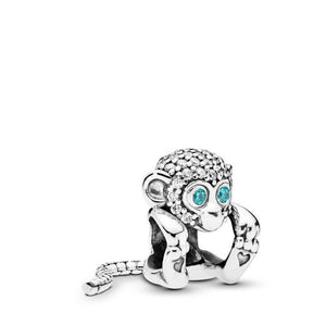 Sparkling Monkey Charm