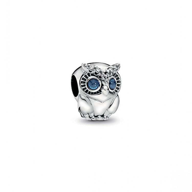OWL Blue Eyes Charm