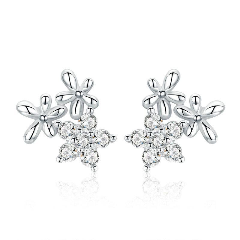 925 Sterling Silver Gypsophila Earings