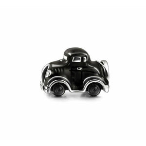 "Morris Minor"Black Enamel Car Bead Charm