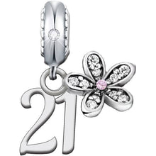 Load image into Gallery viewer, 21-80 Birthday Dangle Charm
