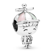 Load image into Gallery viewer, Sweet Little Propeller Hat Boy Charm
