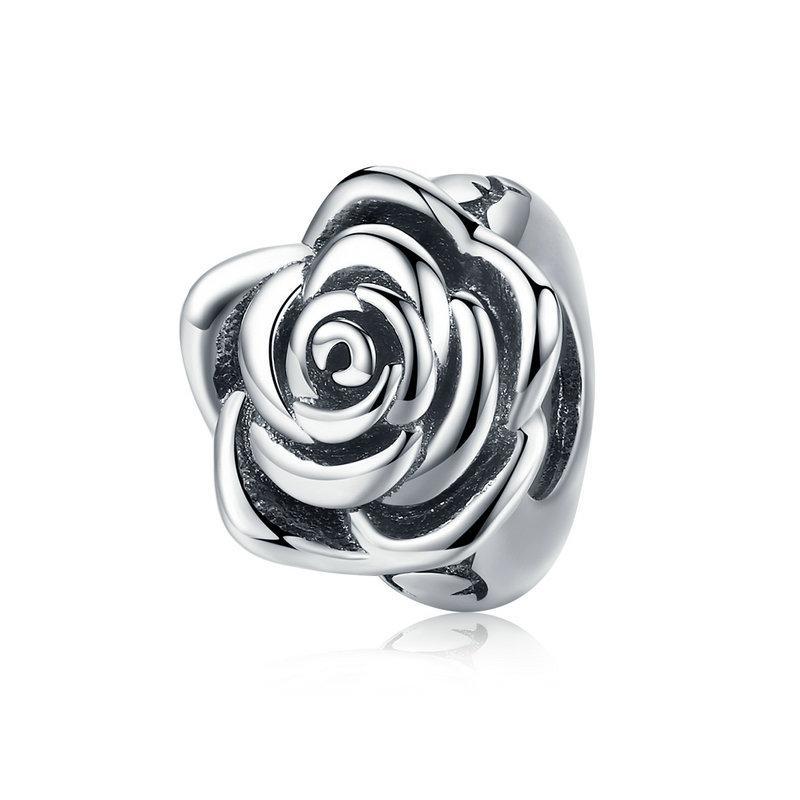 925 Sterling Silver Rose Spacer/Stopper