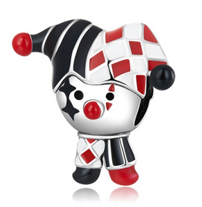 925 Sterling Silver "Alice Clown"Charm