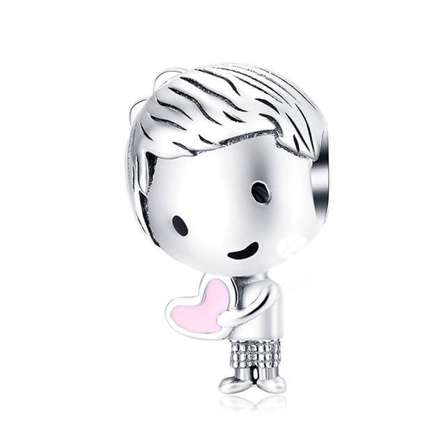Boy with Heart Charm