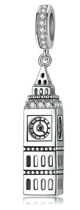 British Big Ben Building Pendant Charm