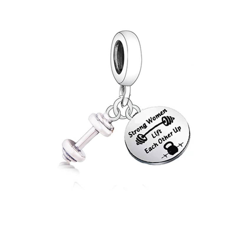 925 Sterling Silver Strong Woman charm