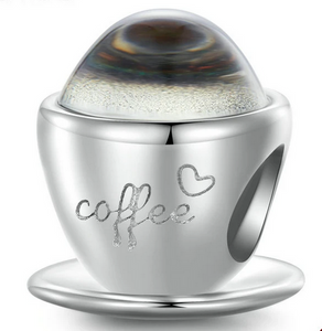 925 Sterling Silver Coffee Cup Charm