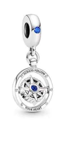 925 Sterling Silver Compass 