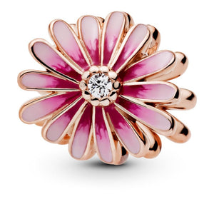 Rose Gold Plated Daisy Bead Charm