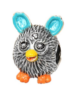 925 Sterling Silver Cute Cartoon Bird Charm