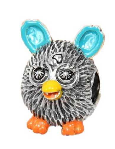 925 Sterling Silver Cute Cartoon Bird Charm