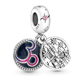 925 Sterling Silver DisneyLand Paris 30 Dangle Charm