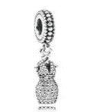 925 Sterling Silver Dress Charm