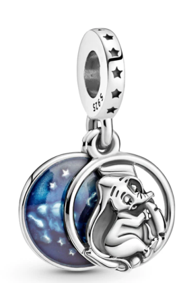 925 Sterling Silver Cartoon Elephant Charm