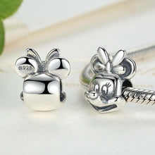 Load image into Gallery viewer, 925 Sterling Silver Minnie Mouse plain Charm
