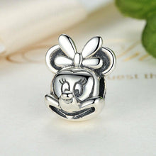 Load image into Gallery viewer, 925 Sterling Silver Minnie Mouse plain Charm
