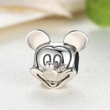 Load image into Gallery viewer, 925 Sterling Silver Mickey Mouse plain Charm
