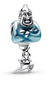 925 Sterling Silver Pink Aladdin"Genie" Charm