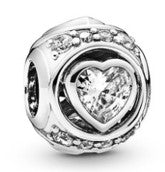 925 Sterling Silver Heart Charm