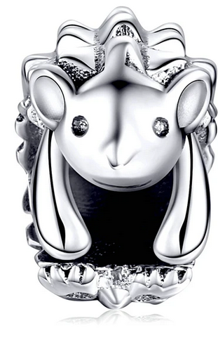 925 Sterling Silver Hedgehog Charm