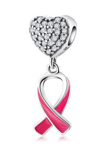 925 Sterling Silver Hope Heart Charm