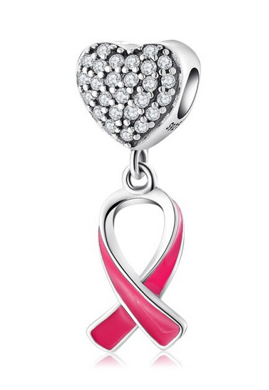 925 Sterling Silver Hope Heart Charm