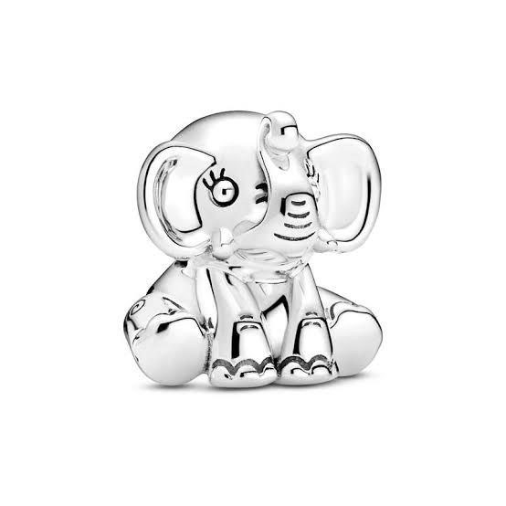 925 Sterling Silver Elephant Charm