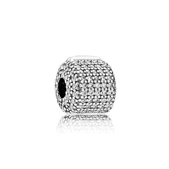 Sparkling CZ Barrel Shaped CLIP