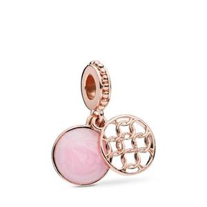 RoseGold-Color Double Dangle Charm