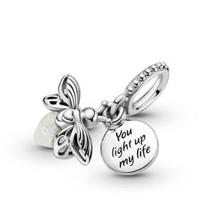 Glow-in-the-Dark Firefly Dangle Charm