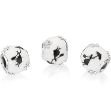 Load image into Gallery viewer, 925 Sterling Silver Mary Poppins White Enamel Charm
