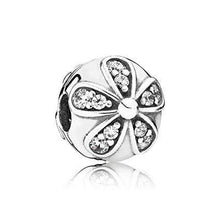 Load image into Gallery viewer, 925 Sterling Silver CZ Daisy CLIP
