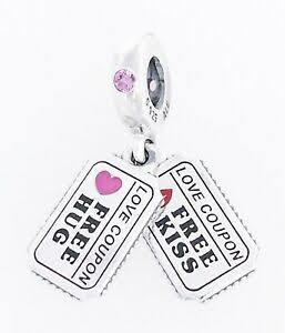 925 Sterling Silver Love Coupon Charm