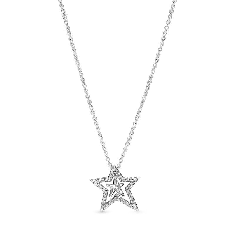 925 Sterling Silver Star Necklace