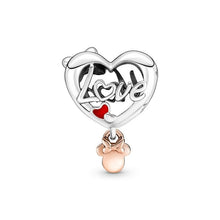 Load image into Gallery viewer, 925 Sterling Silver Disney Mom Love Bead Charm
