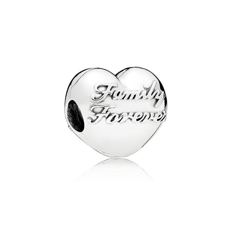 925 Sterling Silver Family Forever CLIP
