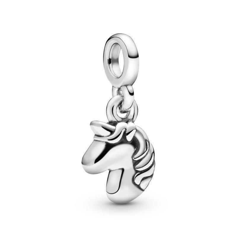 925 Sterling Silver Unicorn ME Dangle Charm