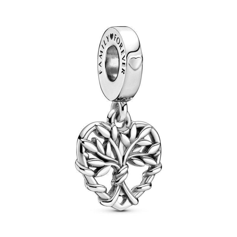 925 Sterling Silver Family Forever Dangle Charm