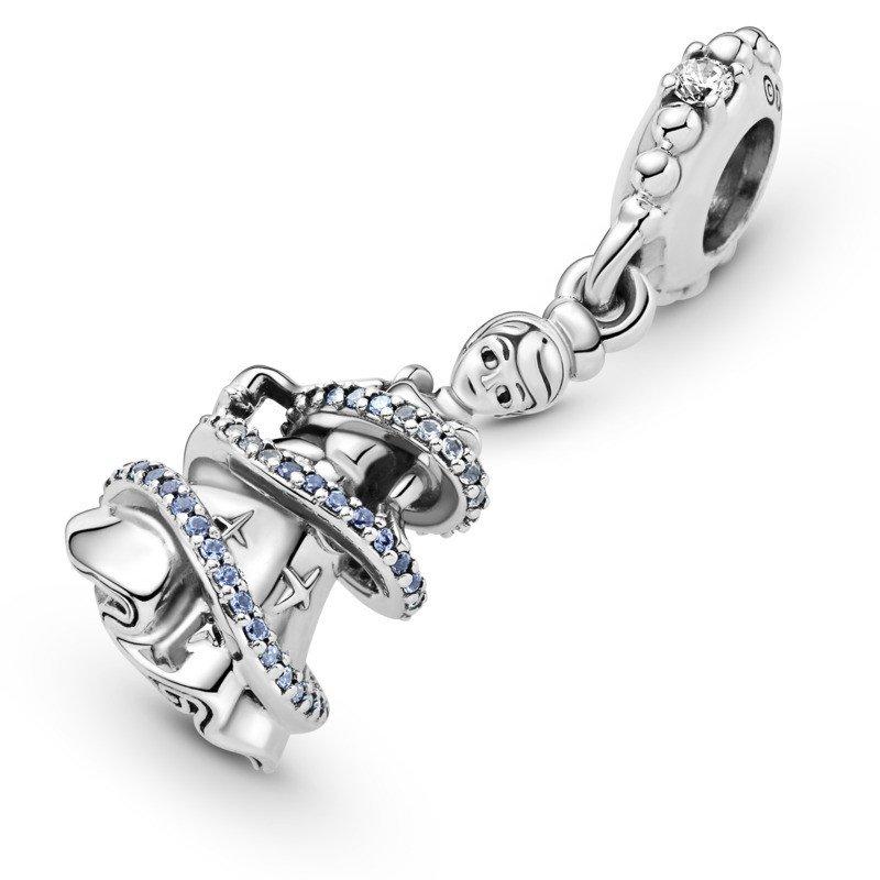 925 Sterling Silver Cinderella Dangle Charm