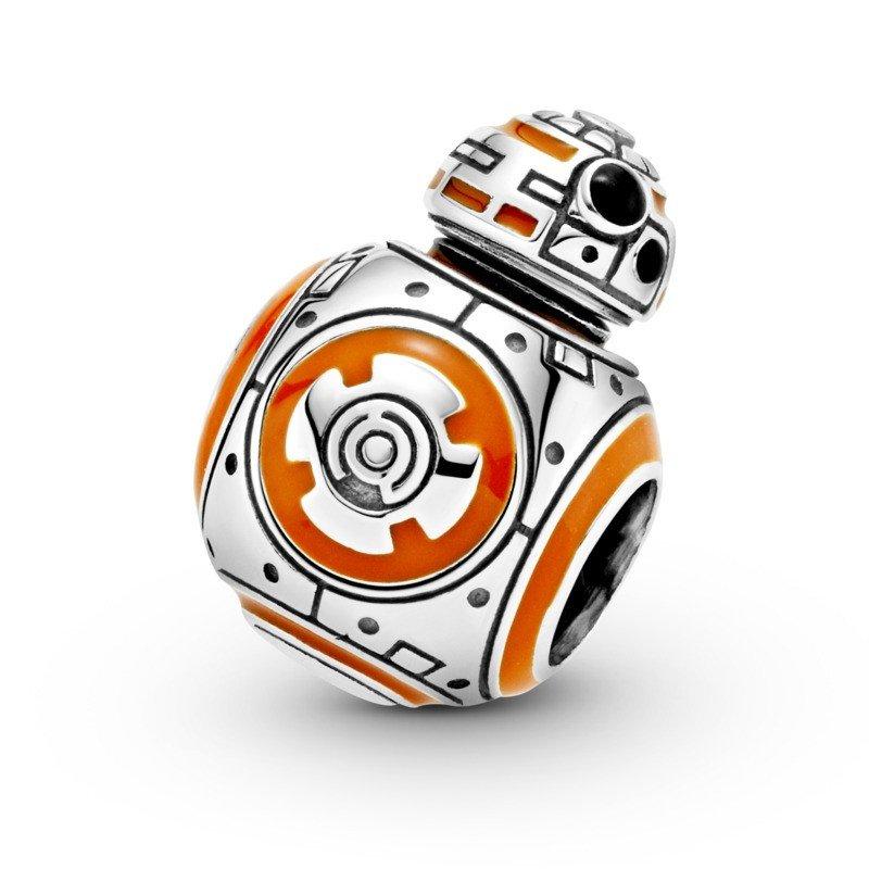 925 Sterling Silver Star Wars BB-8 Bead Charm