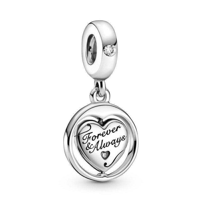925 Sterling Silver Soulmates Dangle Charm