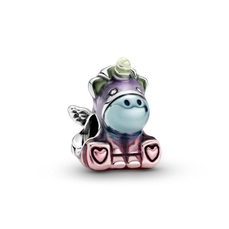 925 Sterling Silver Bruno Unicorn Bead Charm
