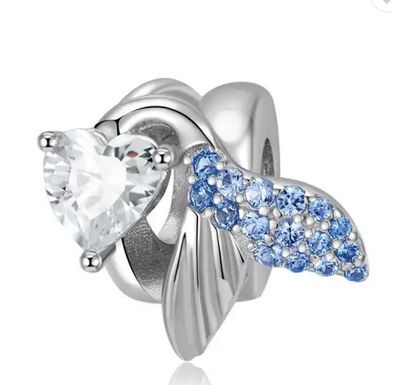 925 Sterling Silver Mermaid Tail Spacer