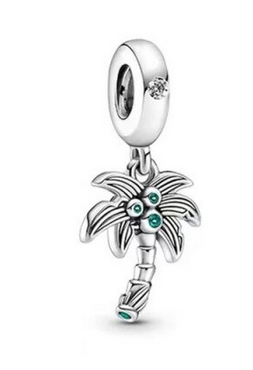 925 Sterling Silver Palm Tree Charm