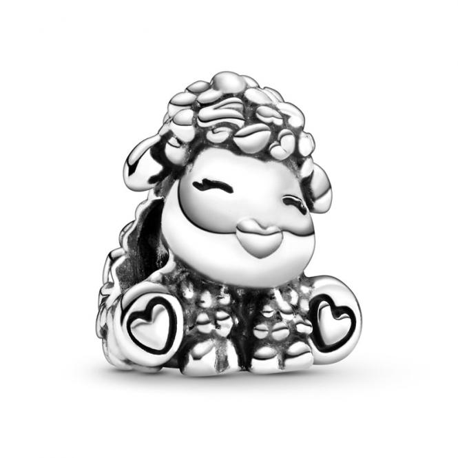 925 Sterling Silver CUTE SHEEP Compatible Charm