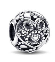 Load image into Gallery viewer, Paw Print Bead Charm
