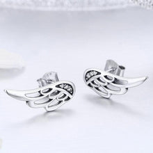 Load image into Gallery viewer, 925 Sterling Silver Fairy wing Earrings
